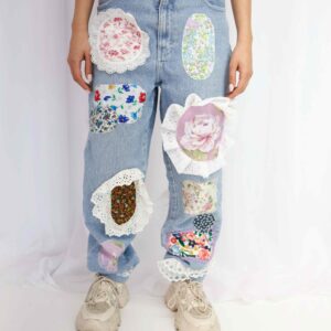 Flower Power Patchwork Pants