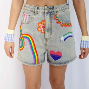 Pride Jean Shorts