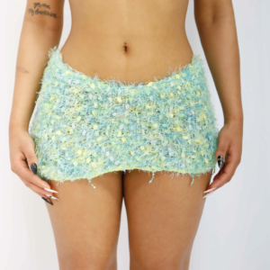Blue + Green Thneed Mini Skirt