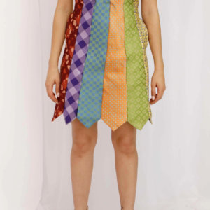 Pop of Color Necktie Dress