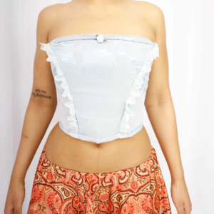 Night Aquatic Corset Top