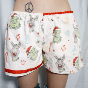 Xmas Shrek PJ Shorts