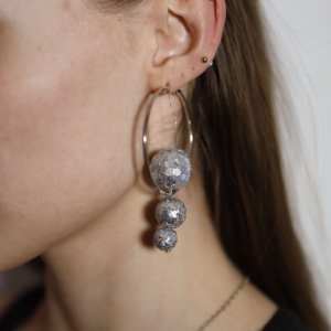 Disco Hoop Earrings